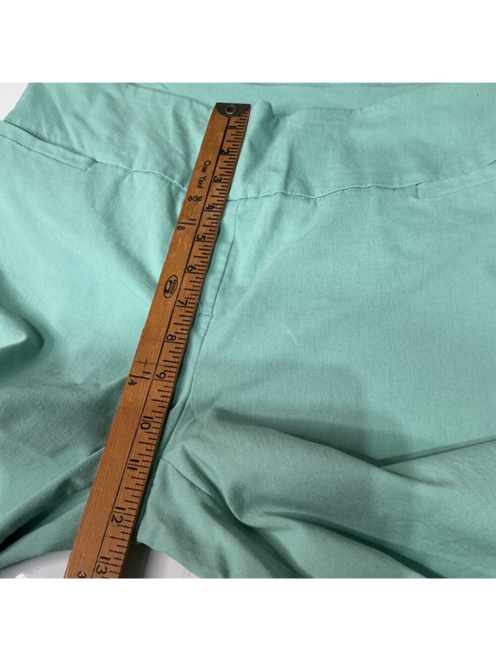 Briggs Women's Mint Green Bermuda Shorts Size 12 - Picture 6 of 8